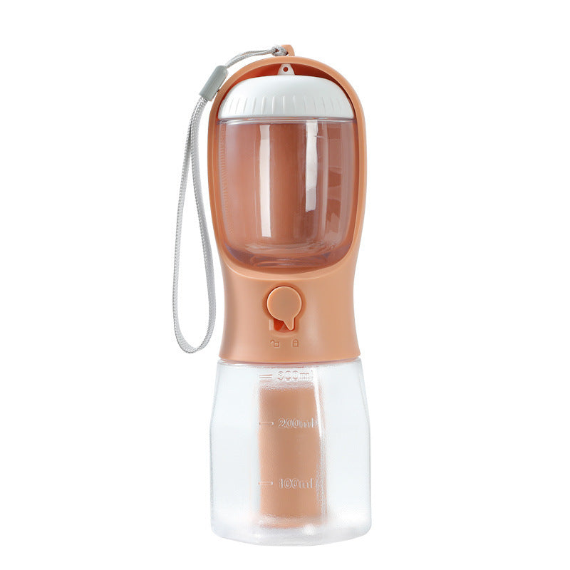 Elivine 3-in-1 Dog Water Bottle – Feeder, Bowl & Waste Bag Dispenser