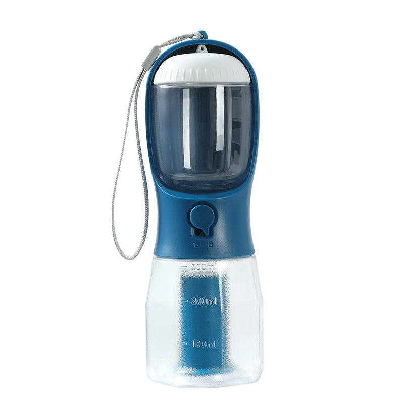 Elivine 3-in-1 Dog Water Bottle – Feeder, Bowl & Waste Bag Dispenser