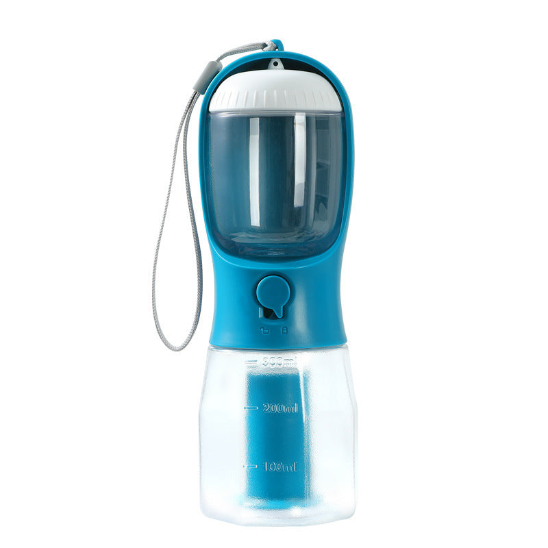 Elivine 3-in-1 Dog Water Bottle – Feeder, Bowl & Waste Bag Dispenser