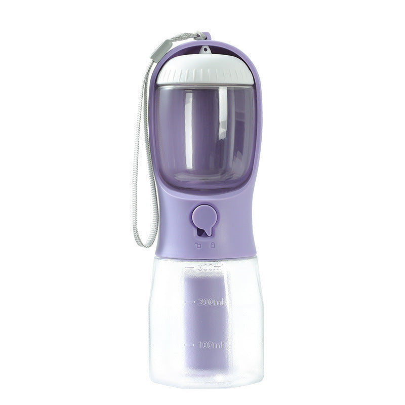 Elivine 3-in-1 Dog Water Bottle – Feeder, Bowl & Waste Bag Dispenser