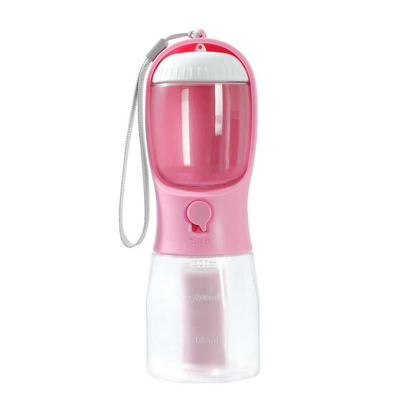 Elivine 3-in-1 Dog Water Bottle – Feeder, Bowl & Waste Bag Dispenser